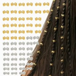 30-Piece Metal Braid Rings